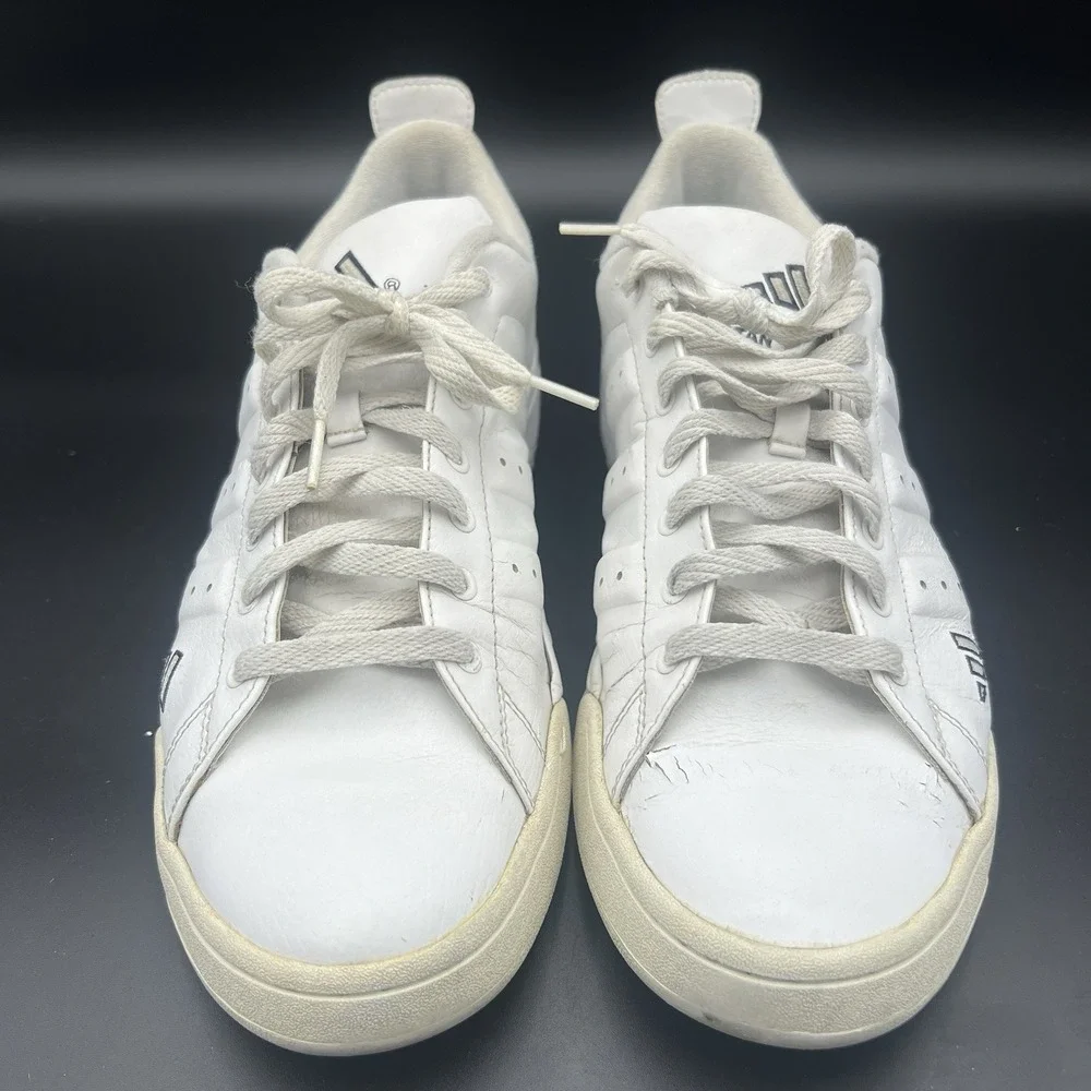 Adidas Barricade Team 2 White Navy Men's 13‎ Tennis Shoes 659910